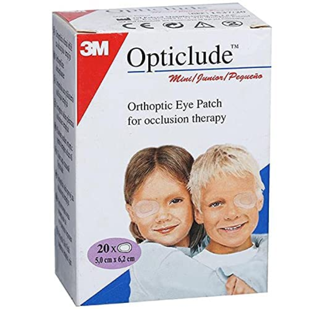 3M Opticlude Orthoptic Junior Eye Patches 20 Pcs