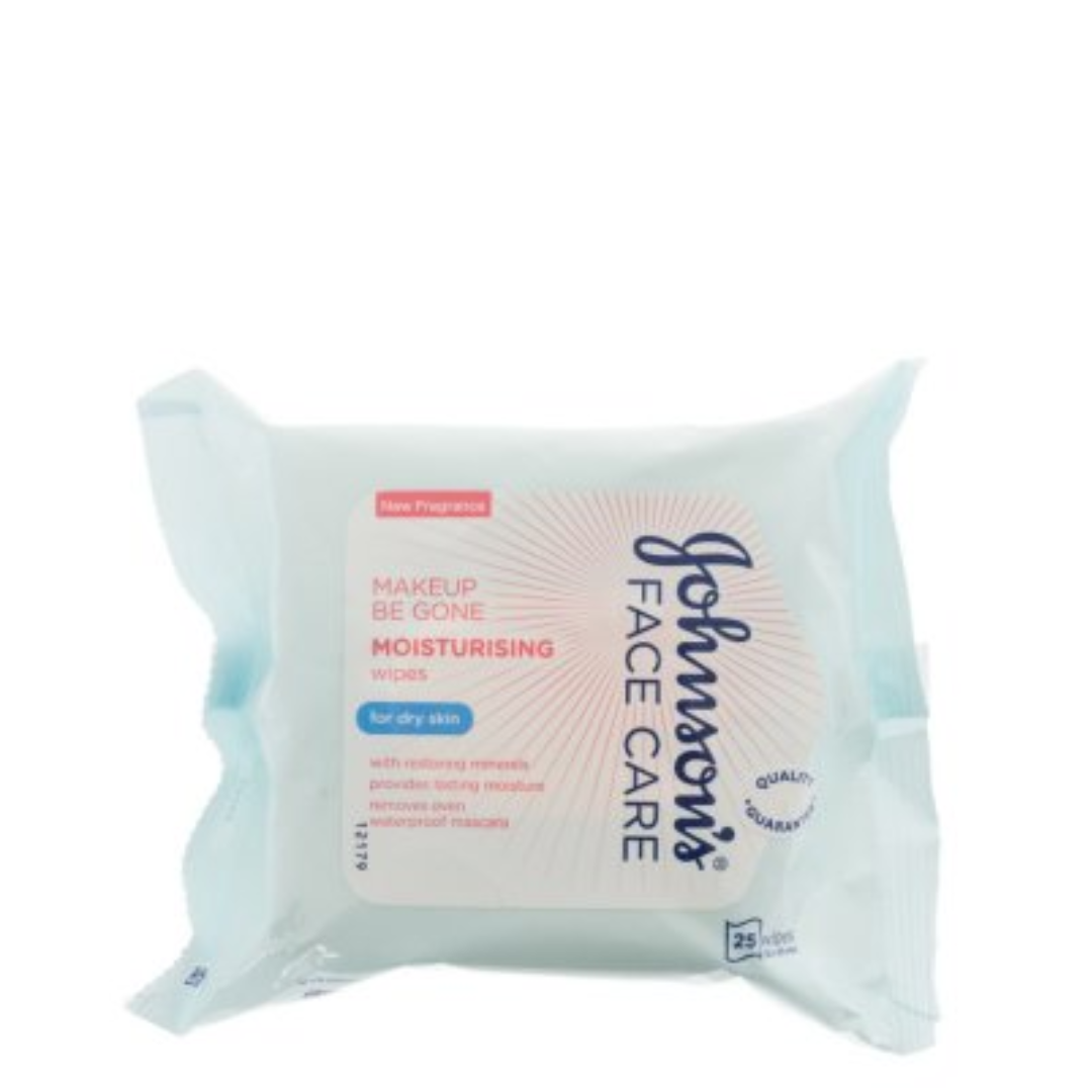 Johnsons Face Care Wipes Moisturising (25s) (N)