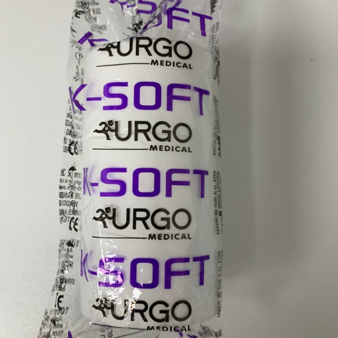 Urgo K-Soft Long Sub Compression Bandage, stretched, 10cm x 3.5m (D)