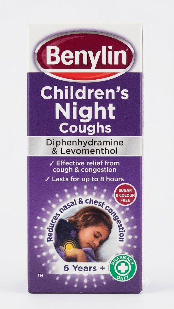 BENYLIN CHILD NIGHT COUGHS SF 125ML