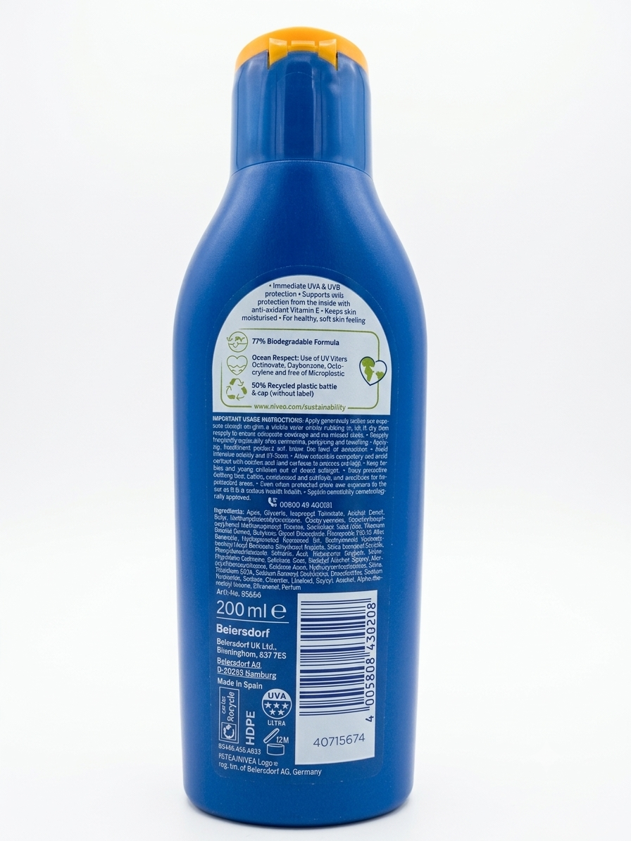 NIVEA SUN Protect & Moisture Sun Lotion SPF 50+ (200 ml)