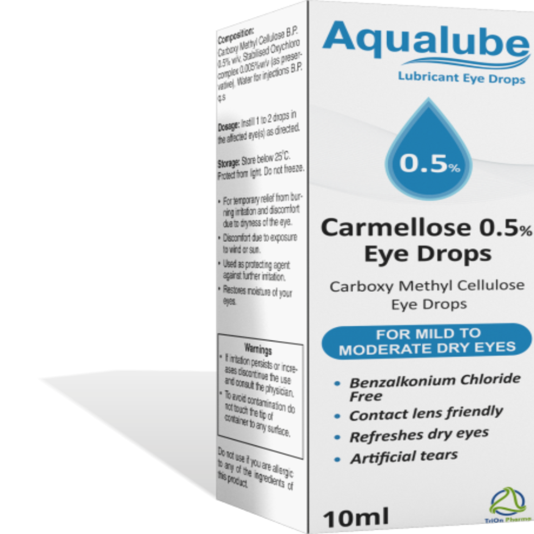Aqualube Carmellose 0.5% Eye Drops 10ml (D)