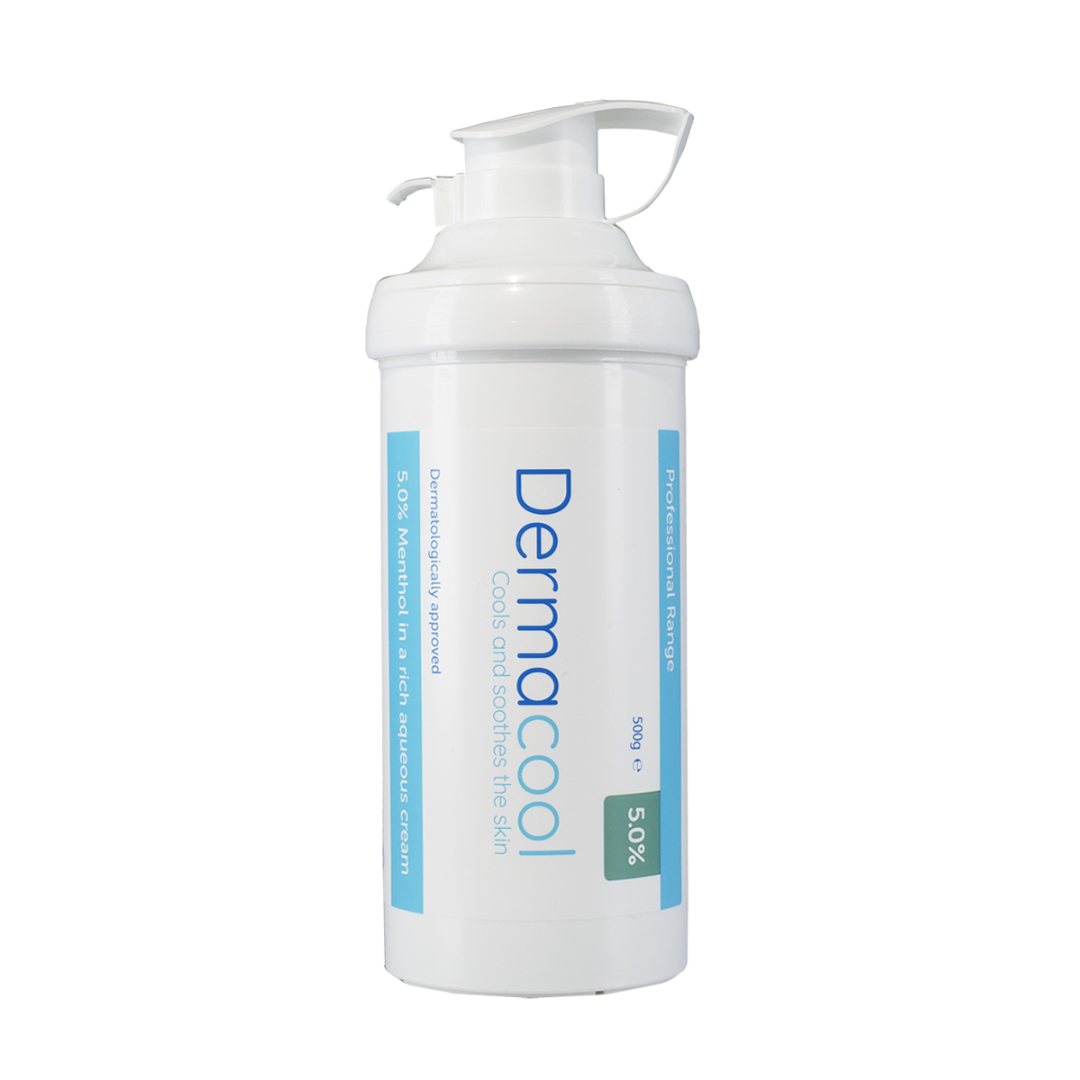 Dermacool Menthol Aqueous Cream 5% 500g Pump (T)