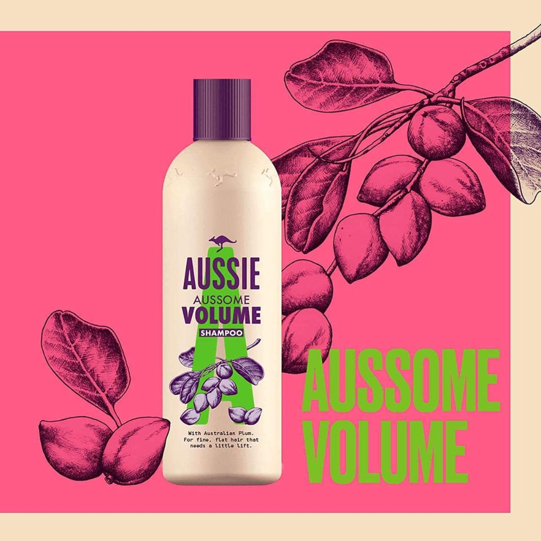 Aussie Aussome Volume Shampoo 300Ml (T)