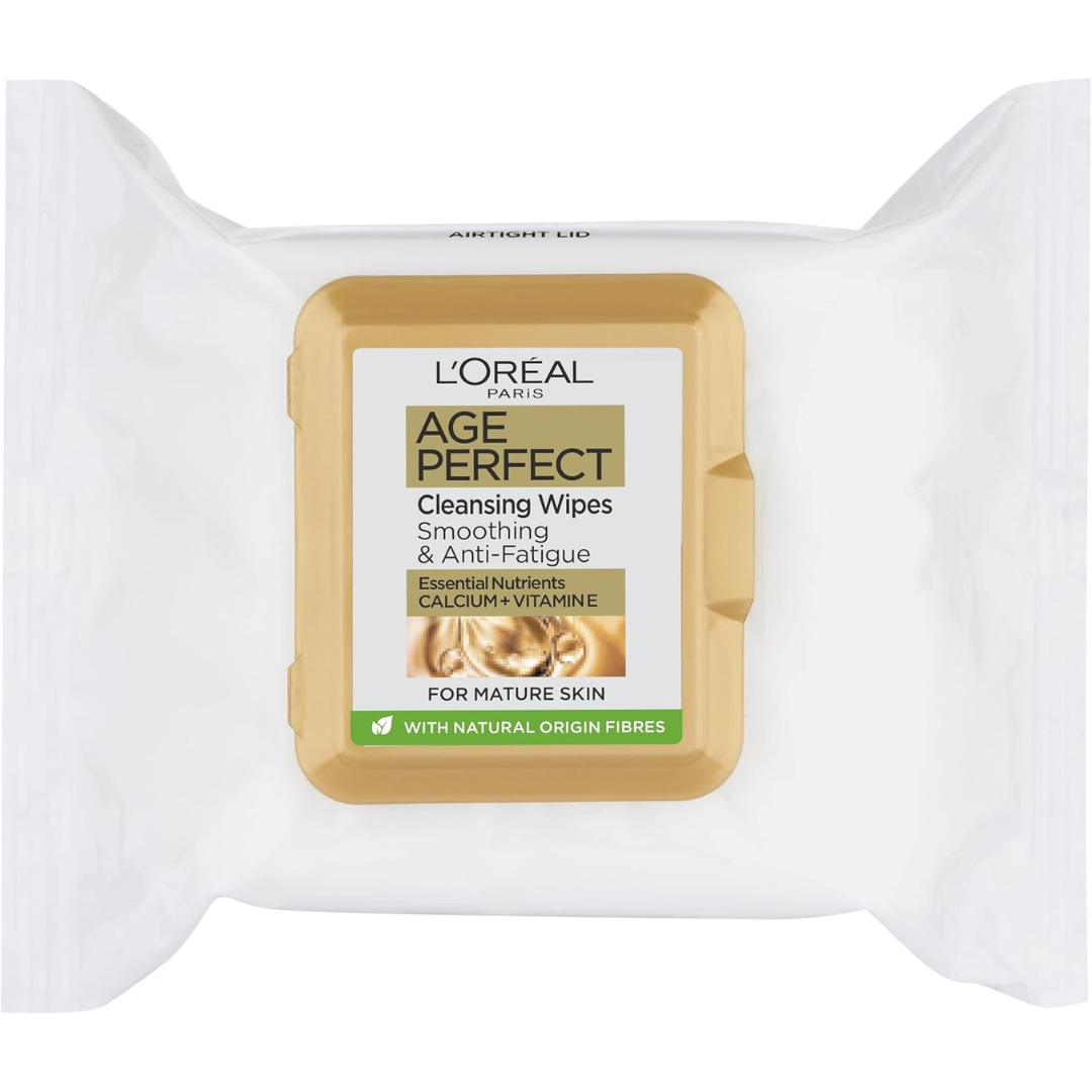 L'Oréal Paris Age Perfect Cleansing Wipes Mature Skin 25 count (Pack of 1) (T)