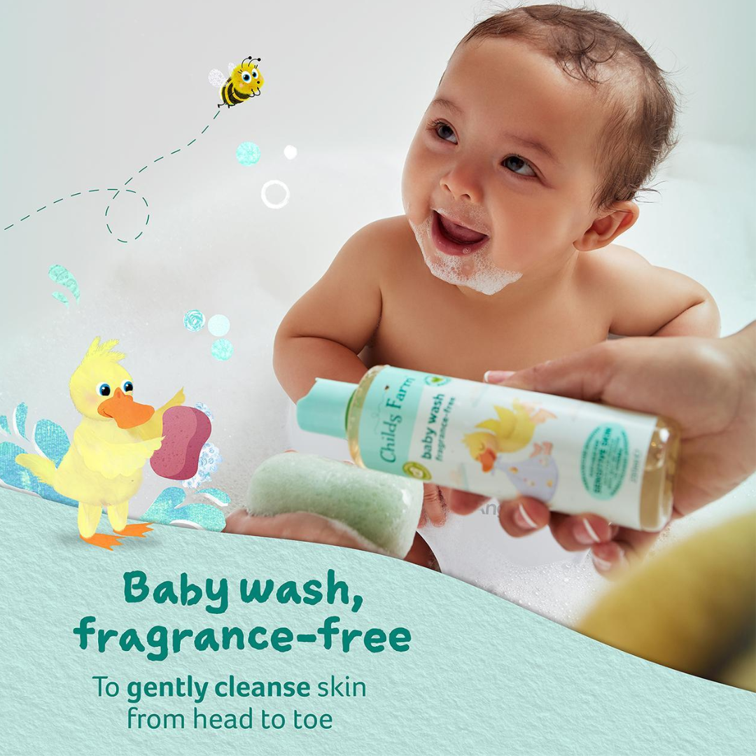 Childs Farm Baby Unfragranced Body Wash 250ml (T)
