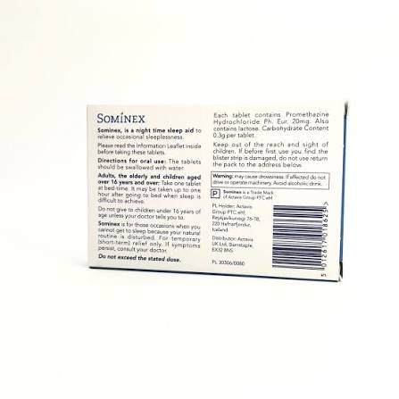Sominex 16 Tablets (P)