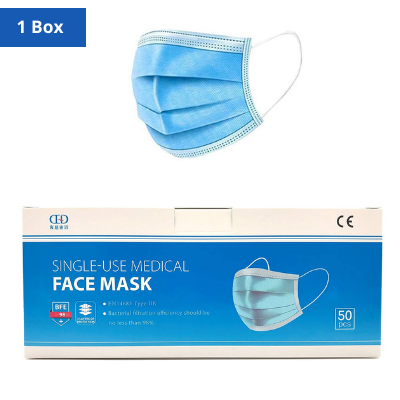 Type IIR Surgical Mask - Blue (50)