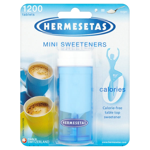 Hermesetas Mini Sweeteners 1200 Tablets 18.0g