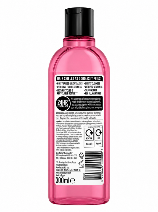 Alberto Balsam Sunkissed Raspberry Shampoo 300ml