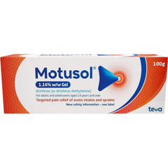 Motusol 1.16% W/W Diclofenac gel 100g (P) (N)