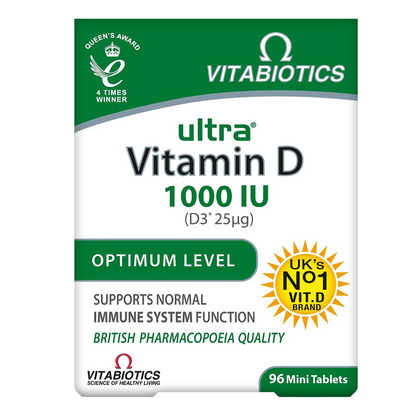 Vitabiotics Ultra Vitamin D 1000IU 96 Tablets
