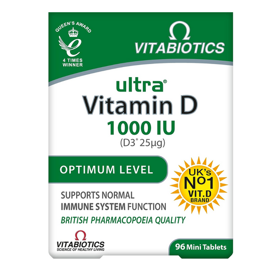 Vitabiotics Ultra Vitamin D 1000IU 96 Tablets