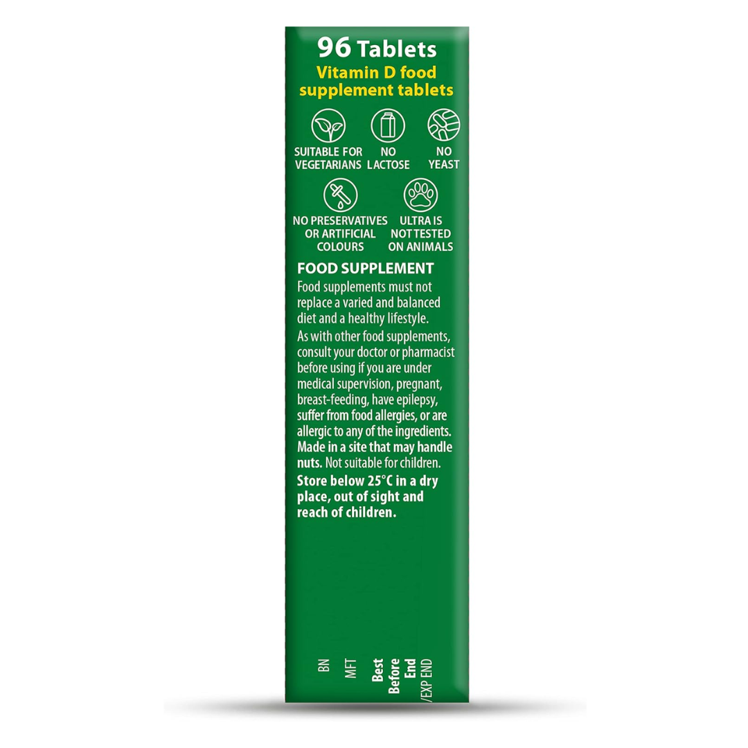 Vitabiotics Ultra Vitamin D 1000IU 96 Tablets (A)