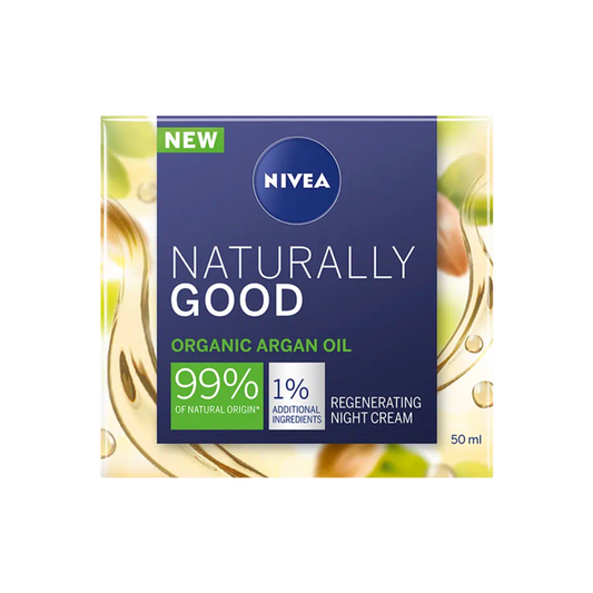 NIVEA Naturally Good Organic Argan Oil Regenerating Night Cream (D)