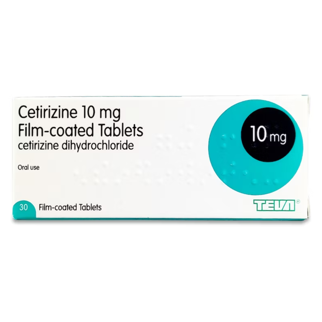 Cetirizine 10mg 30 Tablets