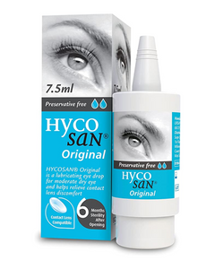 Hycosan Preservative Free Eye Drops 7.5ml (P) (A)