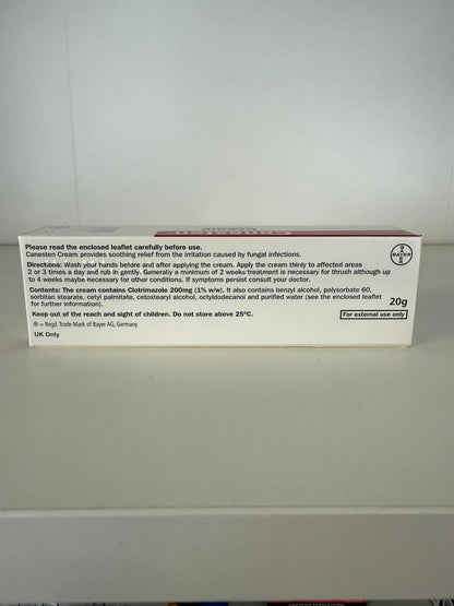 Canesten Cream (Clotrimazole) 20g