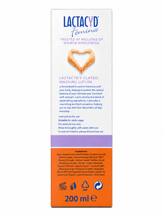 Lactacyd Femina intimate washing lotion 200ML