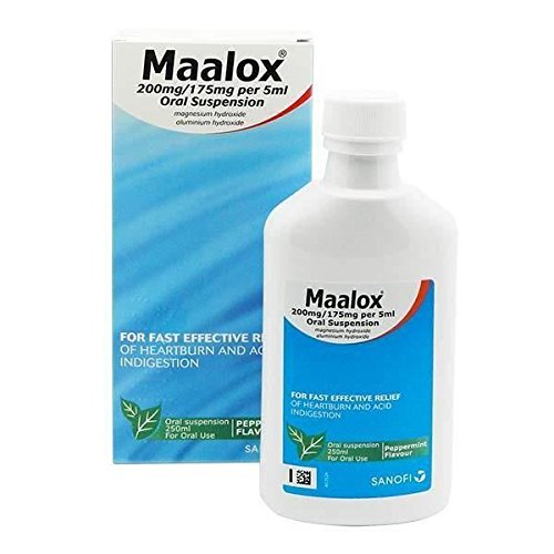 Maalox Oral Suspension Peppermint - 250ml