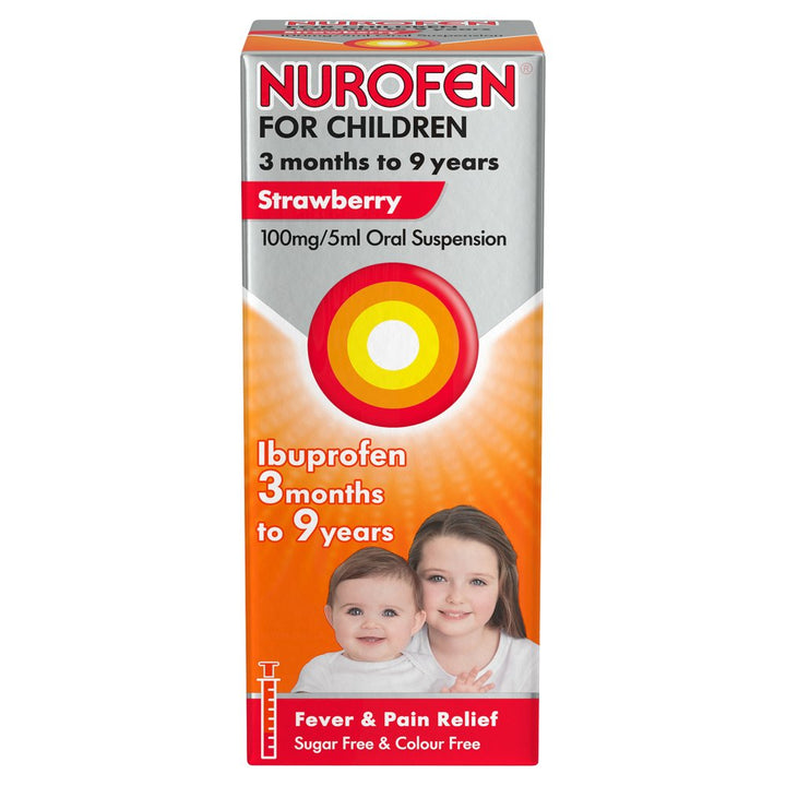 Nurofen for Children Strawberry Oral Suspension 100ml 