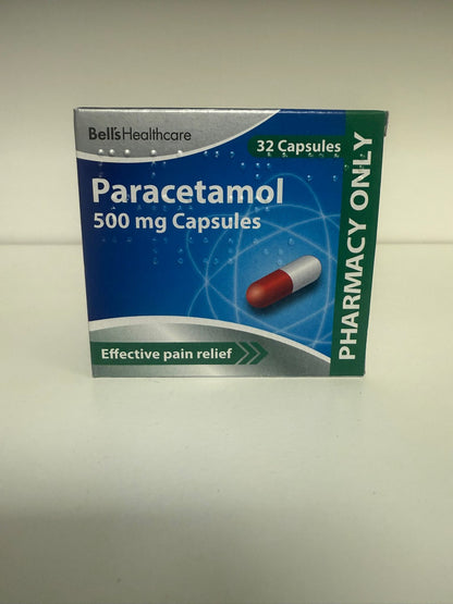 Bell's Paracetamol 500mg 32 Capsules (P)