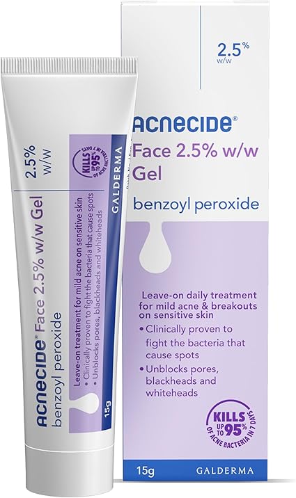 ACNECIDE FACE GEL 2.5% 15G