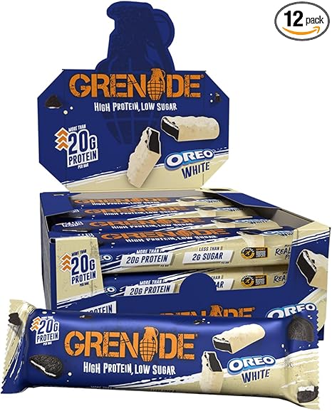 GRENADE HIGH PROTEIN LS OREO WHITE 60G