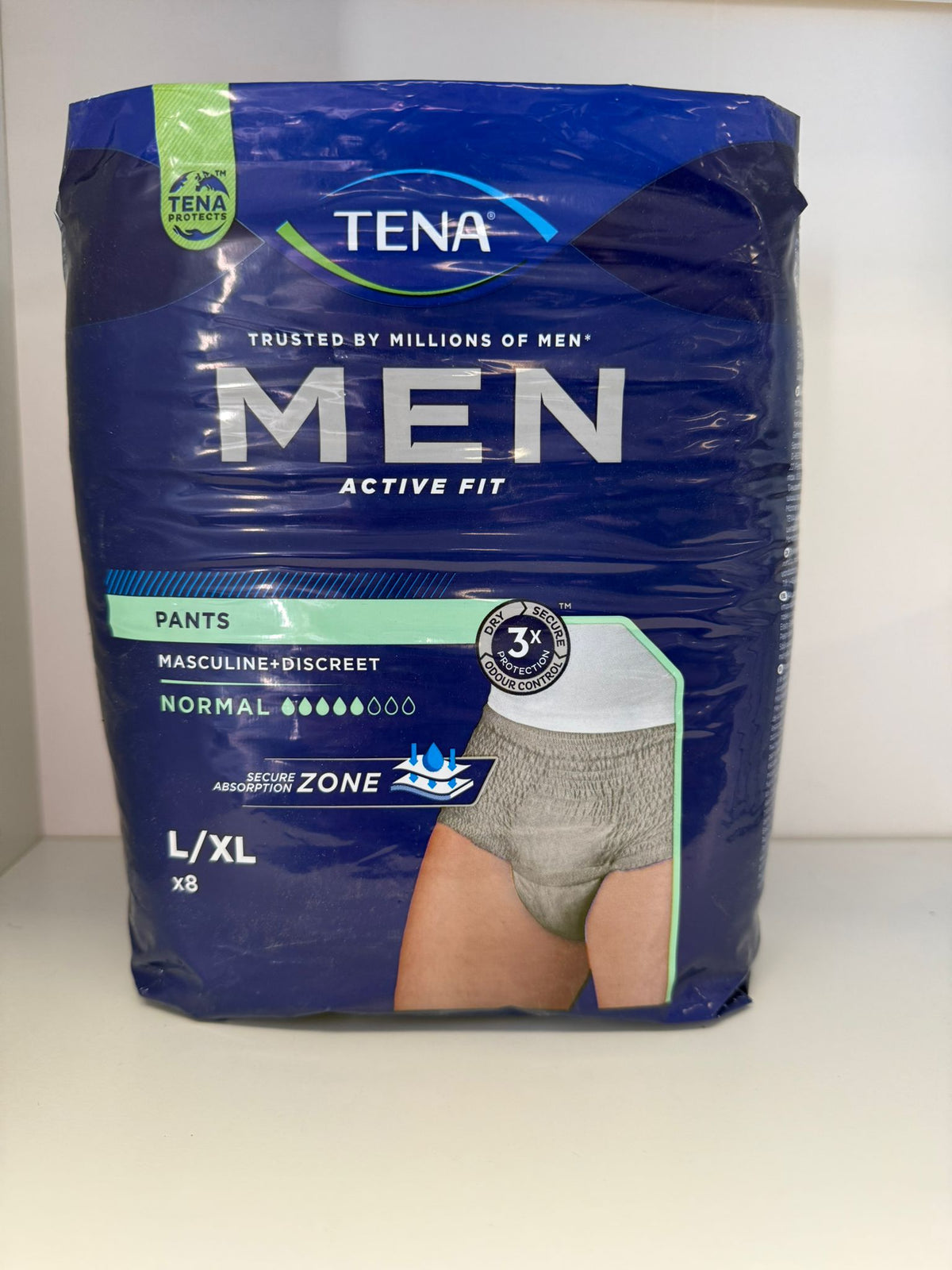 TENA Men Active Fit Pants Normal L /XL (8 PACK)