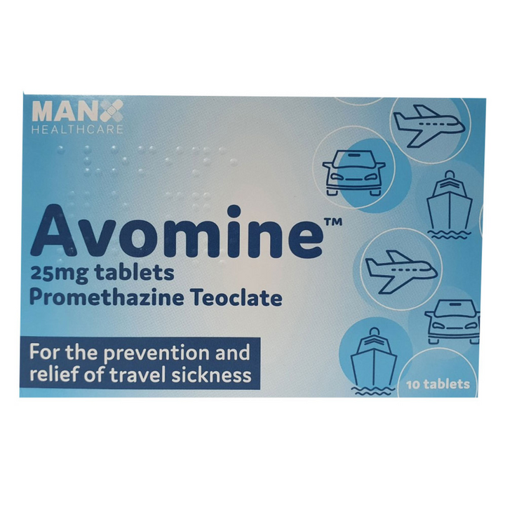 Avomine 25mg, 10 Tablets