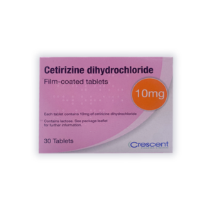 Cetirizine Dihydrochloride Film-coated Tablets 10mg 30 Tablets