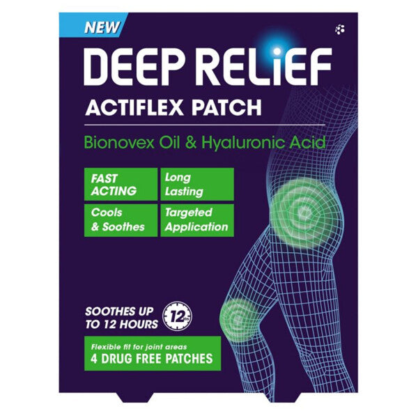 Deep Relief Actiflex Patch 4 Pack
