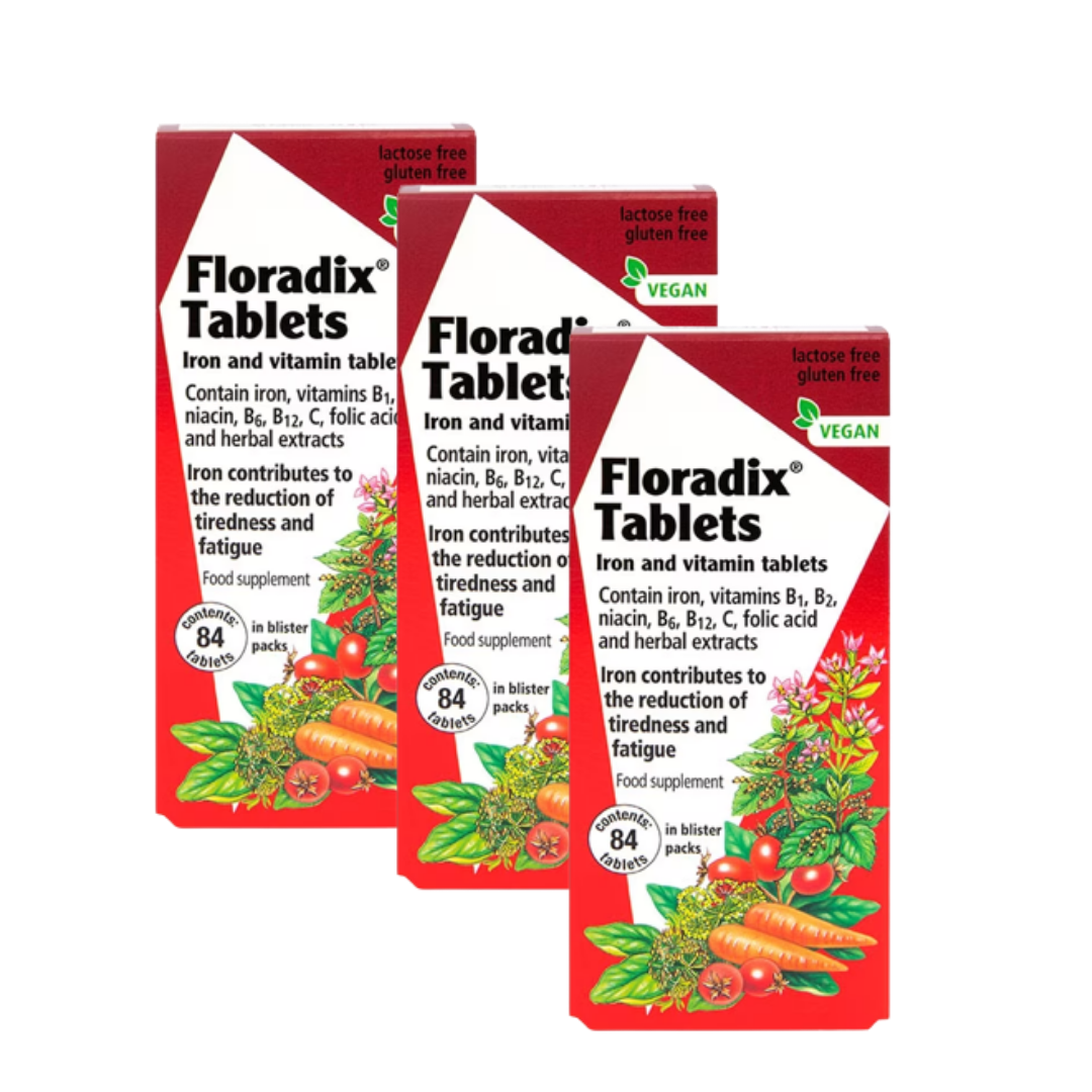 Floradix Iron 84 Tablets (Pack of 3)