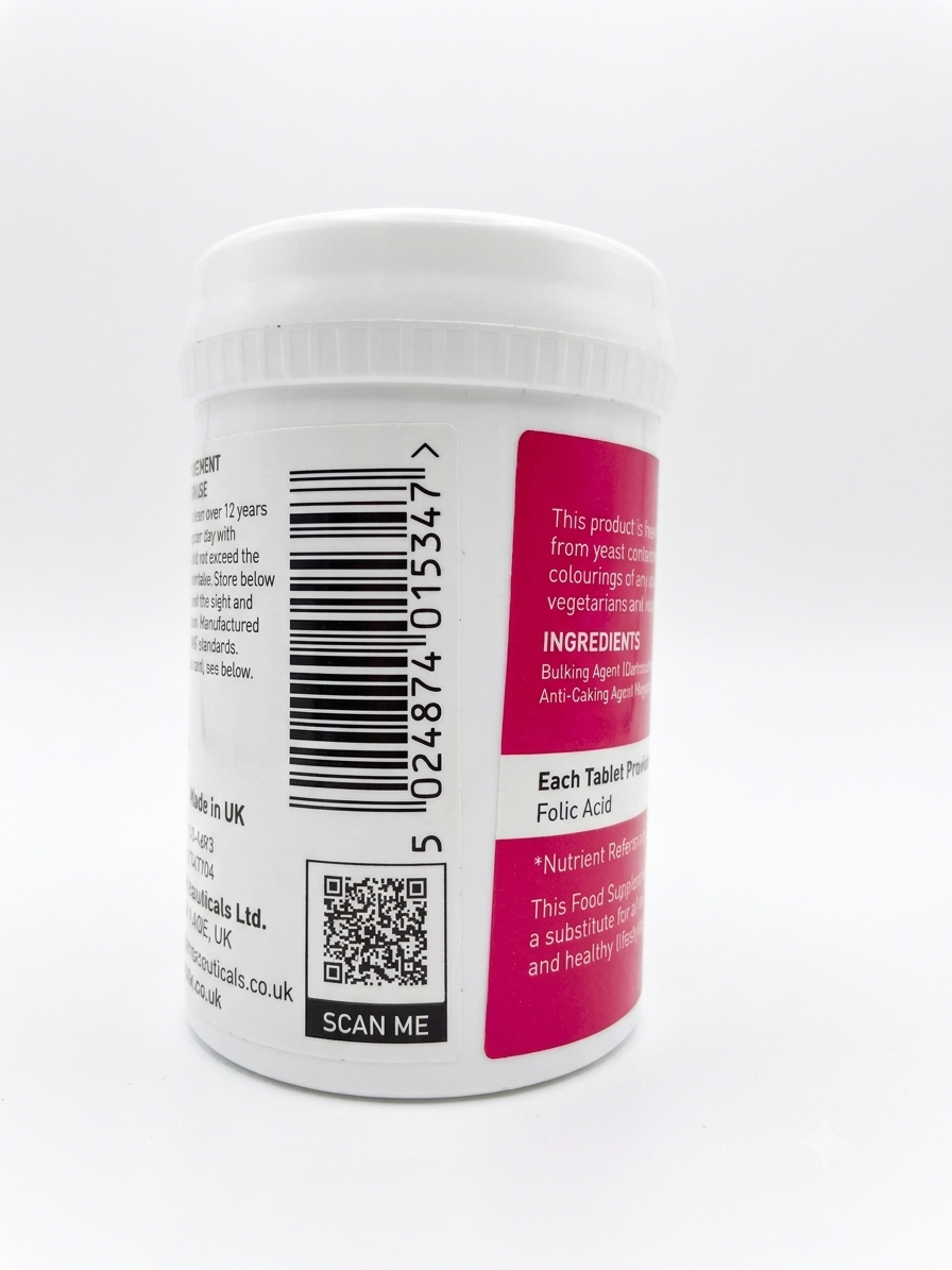 Valupak Folic Acid 400µg 90 Tablets