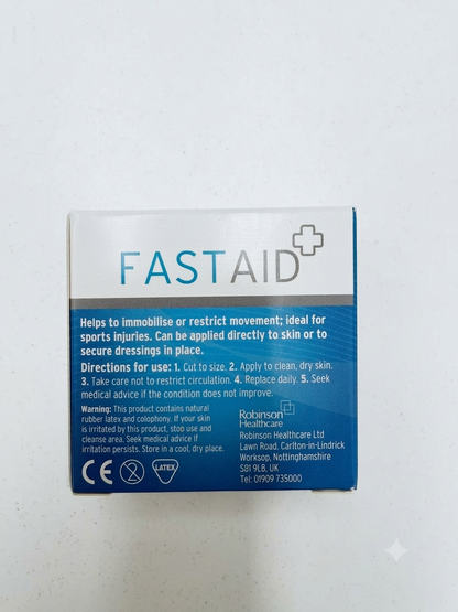 Fast Aid Zinc Oxide Non Stretch Tape 2.5cm x 5m