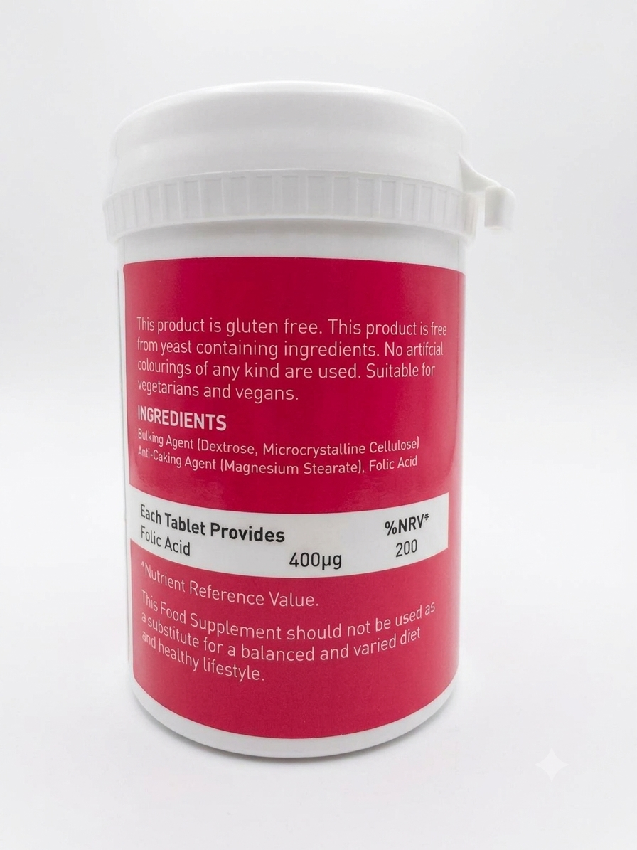 Valupak Folic Acid 400µg 90 Tablets
