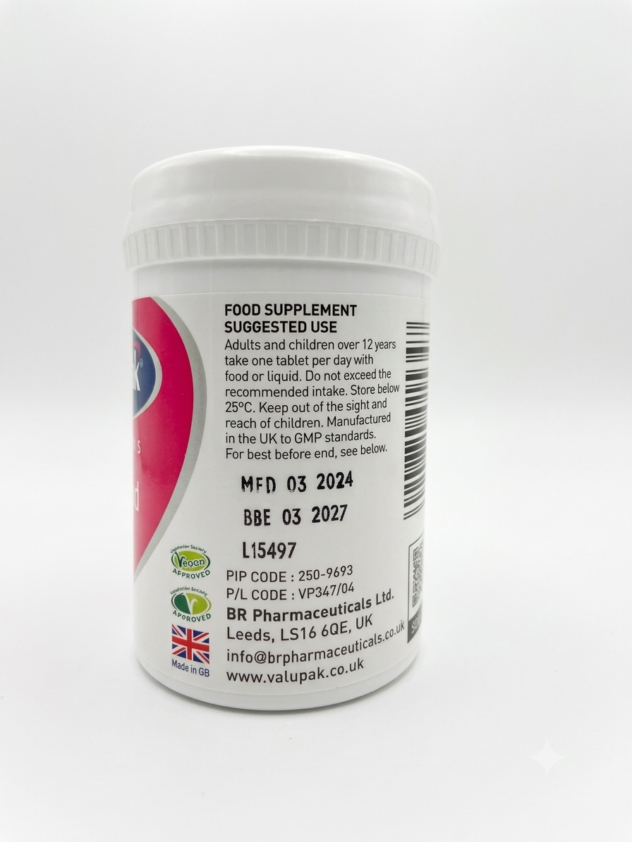 Valupak Folic Acid 400µg 90 Tablets