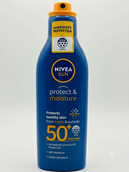 NIVEA SUN Protect & Moisture Sun Lotion SPF 50+ (200 ml)