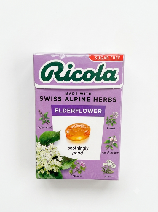 Ricola Sugar Free Elderflower Swiss Herbs 45g