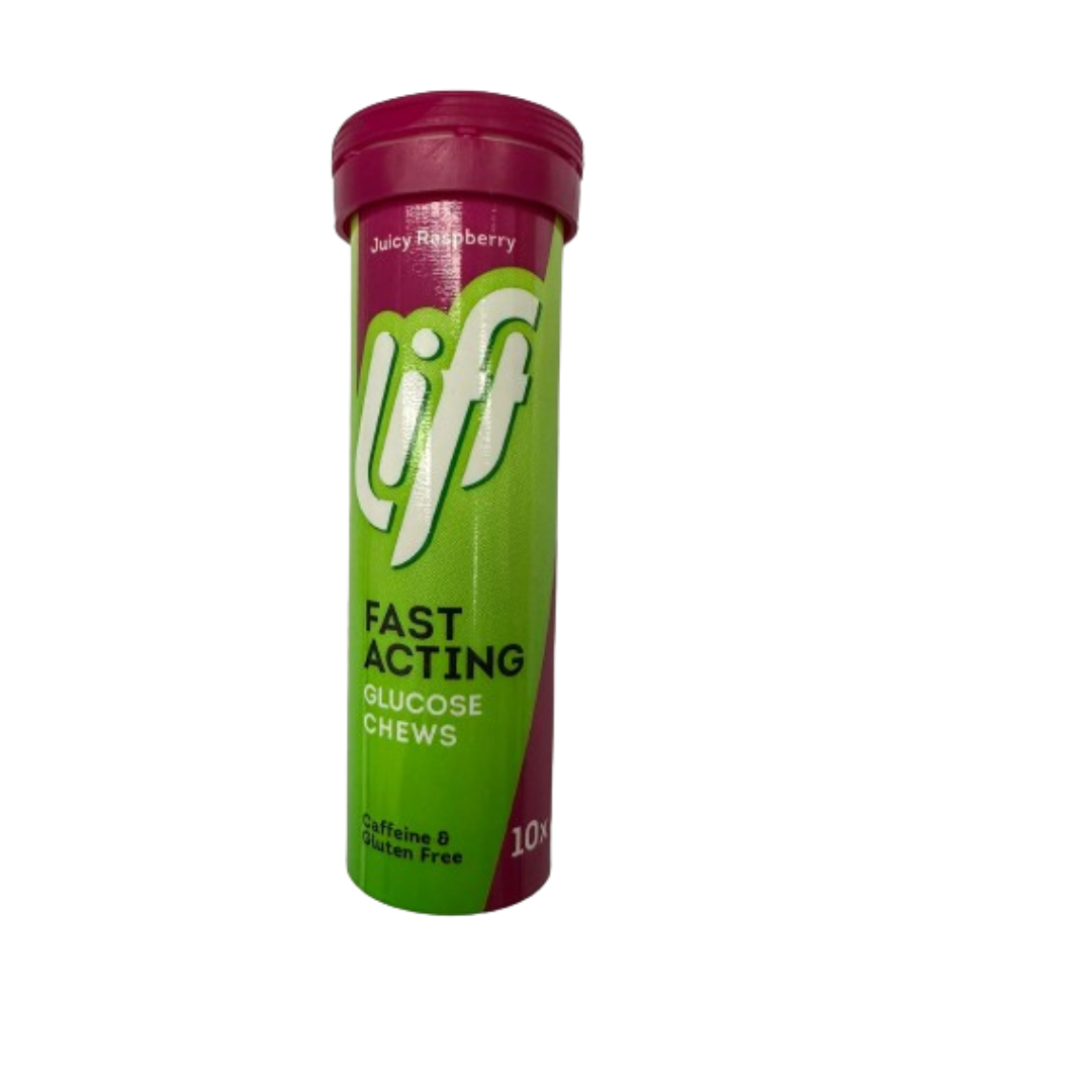 Lift raspberry glucose tablets 10