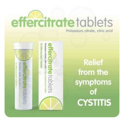 Effercitrate For Cystitis Effervescent Tablets 