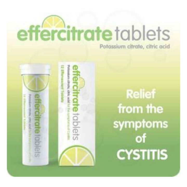 Effercitrate For Cystitis Effervescent Tablets 