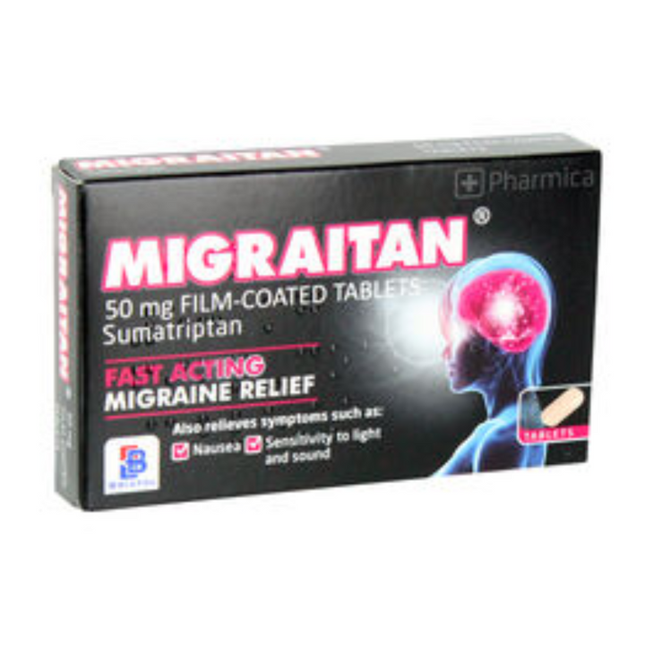 Migraitan 50mg Tablets 