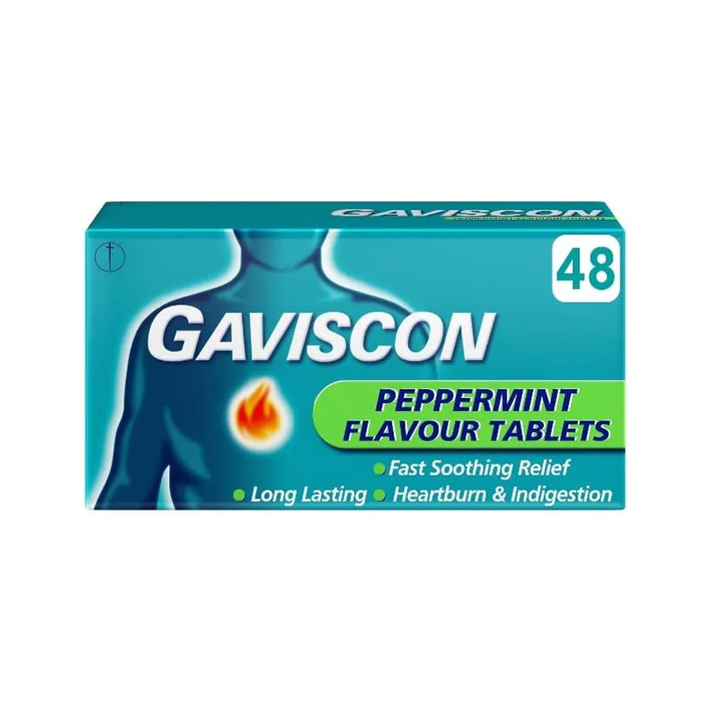 Gaviscon Peppermint 48 Tablets