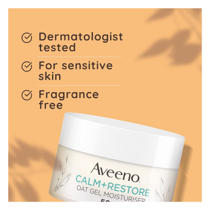 Aveeno Face Calm and Restore Oat Gel Moisturiser 