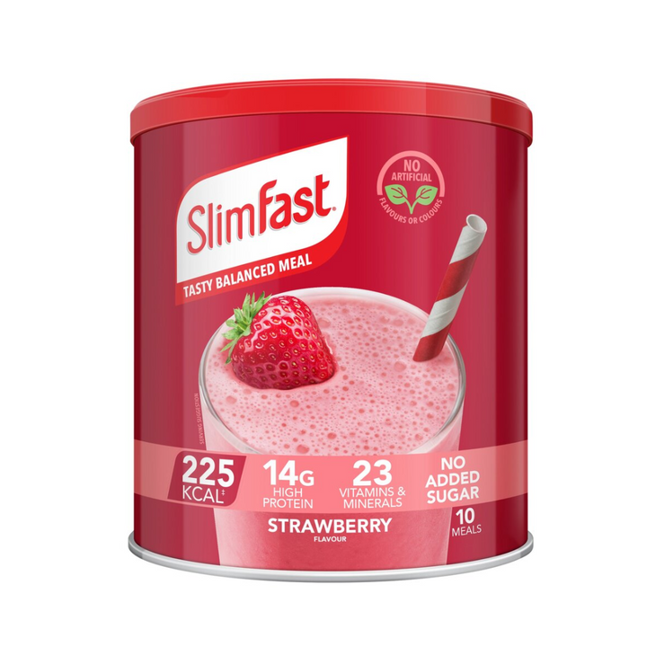 SlimFast Powder Tin Strawberry Flavour Shake 292GM
