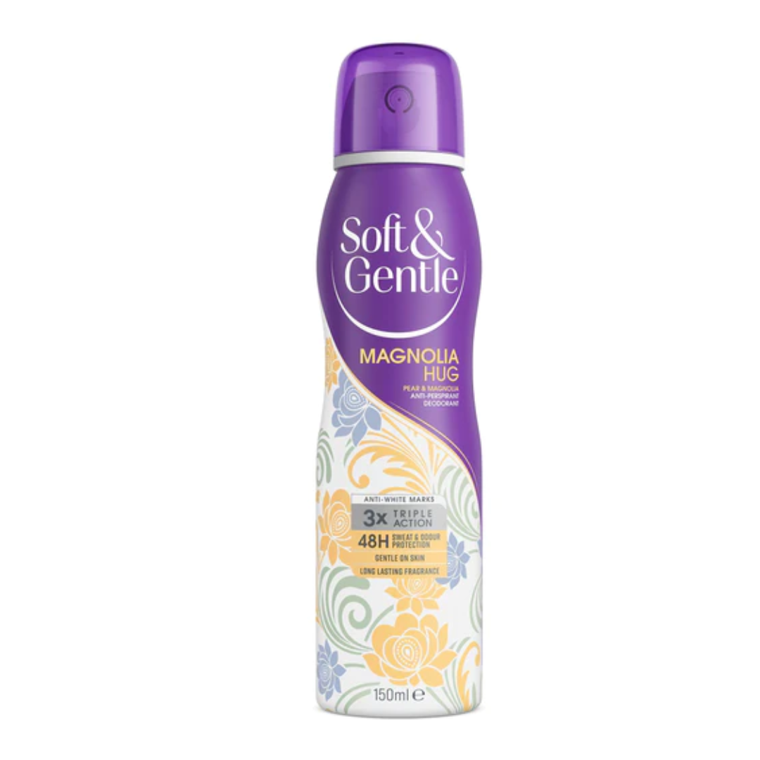 Soft & Gentle Magnolia Hug Anti-Perspirant Spray 150ml (N)
