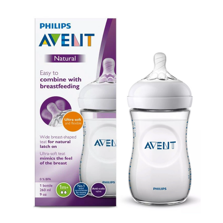 Avent natural baby feeding bottle translucent
