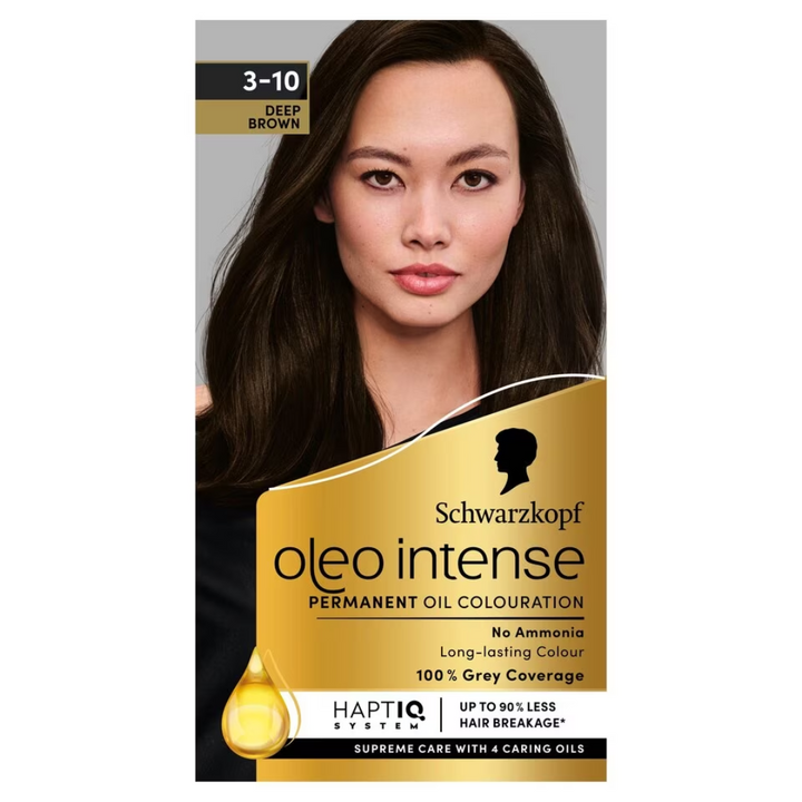 Schwarzkopf Oleo Intense 3-10 Deep Brown Permanent Hair Colour 
