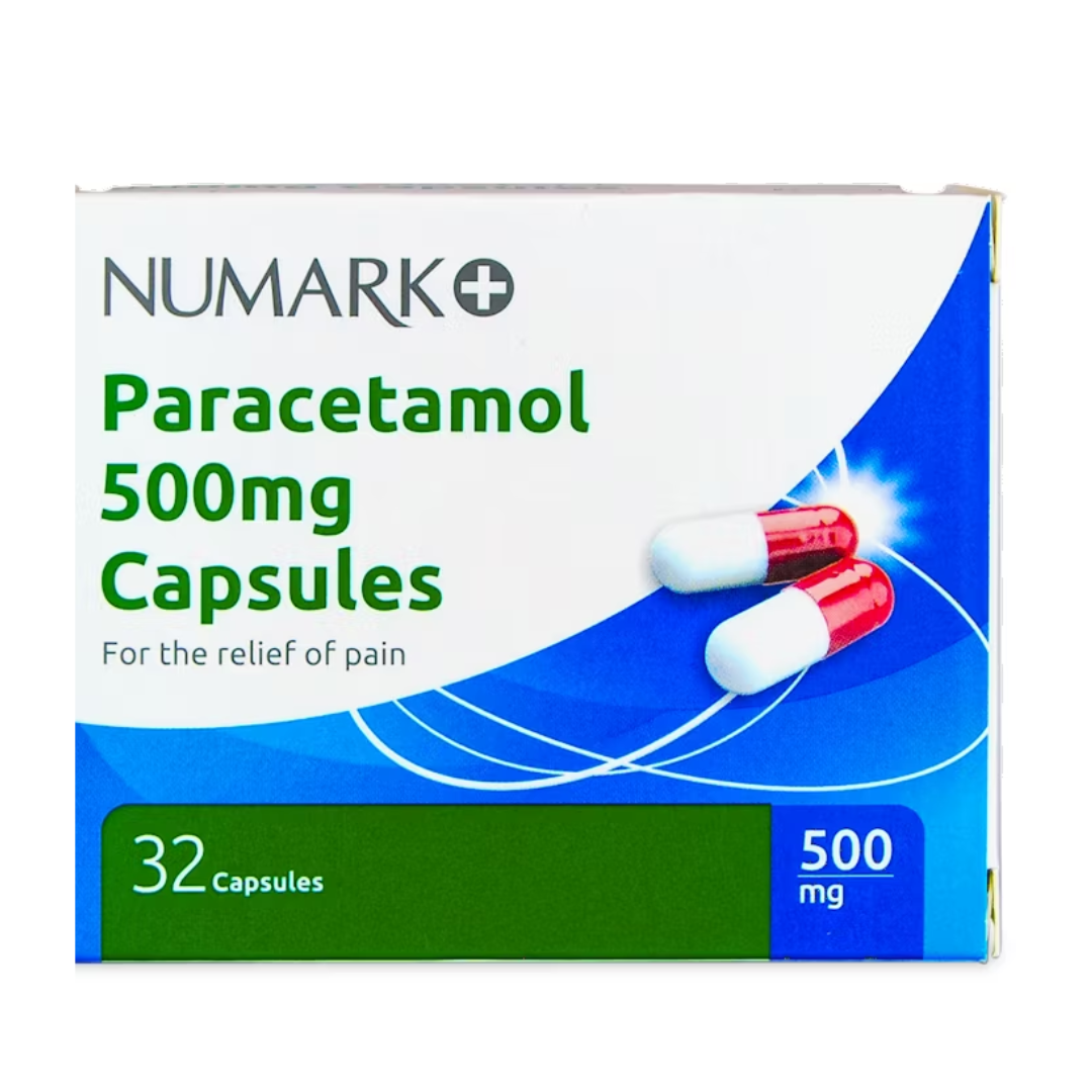 Numark Paracetamol 500mg 32 Capsules (D)